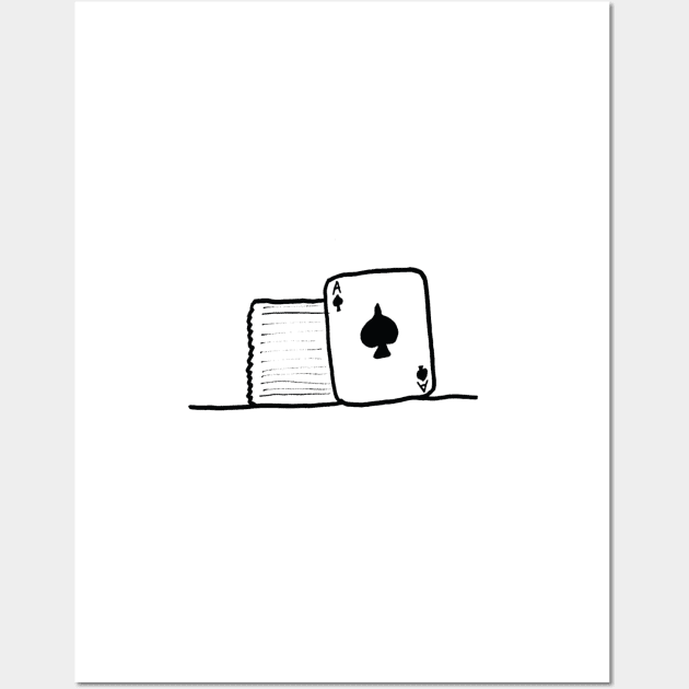 Deck of Cards Wall Art by LunarCartoonist